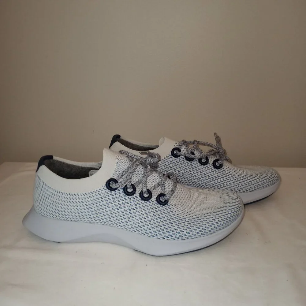ALLBIRDS TREE DASHER LIGHTWEIGHT CUSHION SNEAKER MEN SIZE 13.5 WHITE